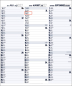 Preview: 3-MONATSPLANER - BÜROPLANER - OFFICE PLANER